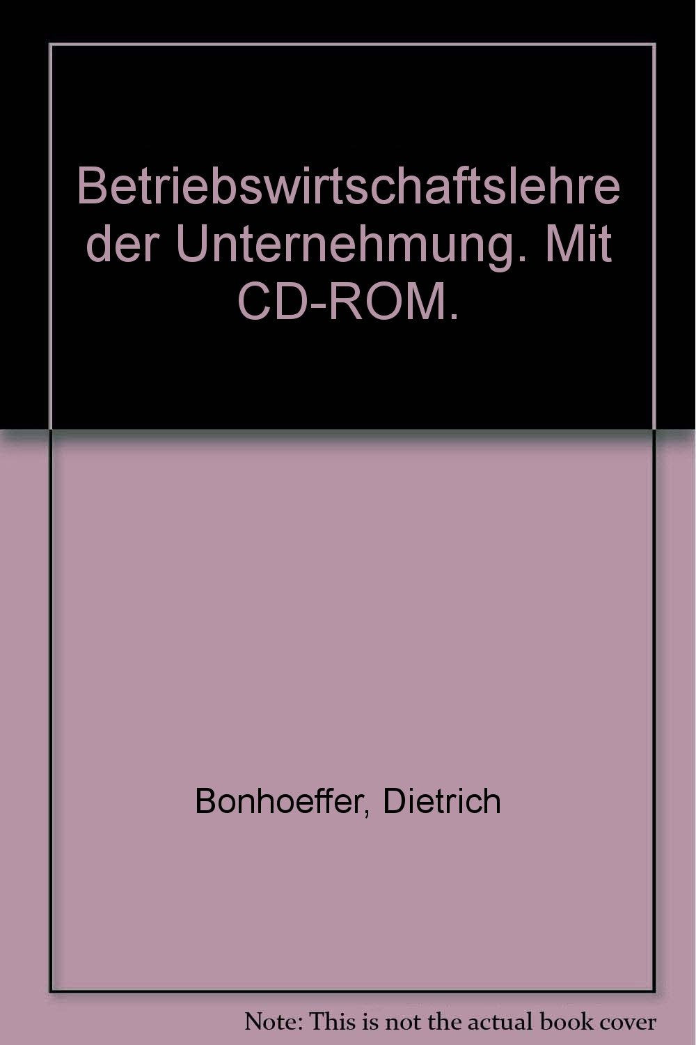 Betriebswirtschaftslehre der Unternehmung mit CD Business, Finance & Career