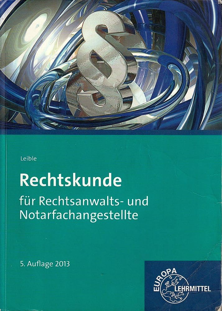 Rechtskunde für Rechtsanwalts- und Notarfachangestellte Study Guides