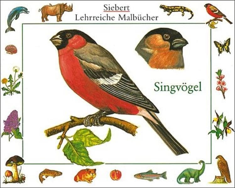 Singvögel: Malbuch. Verpackungseinheit (Siebert lehrreiche Malbücher) Books