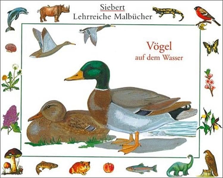 Vögel auf dem Wasser: Malbuch. Verpackungseinheit (Siebert lehrreiche Malbücher) Non-fiction