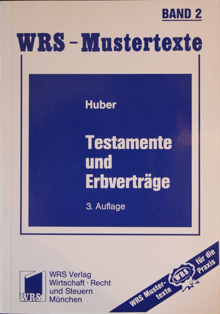 Product Image: Testamente und Erbverträge