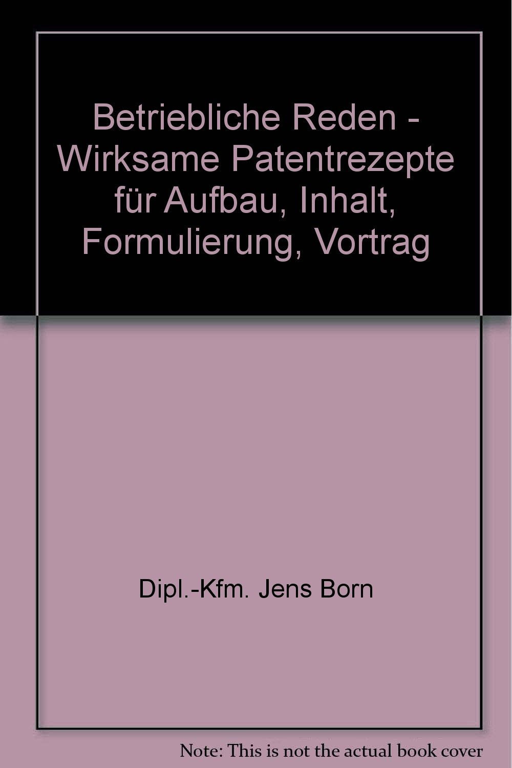 Product Image: Betriebliche Reden