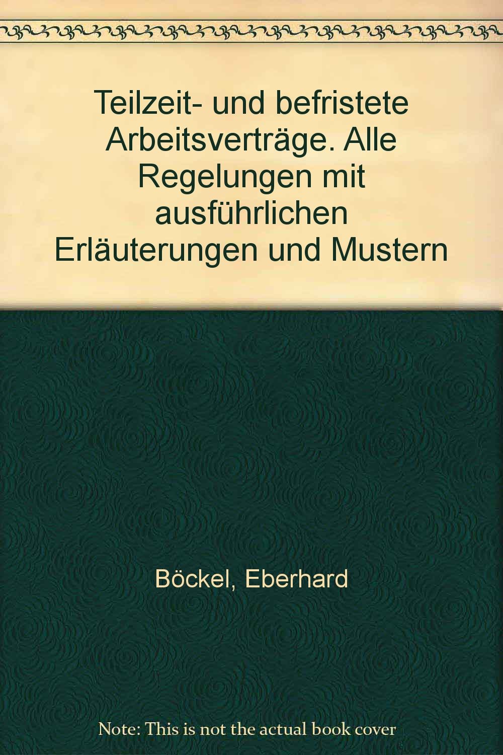 Product Image: Teilzeit- und befristete Arbeitsverträge