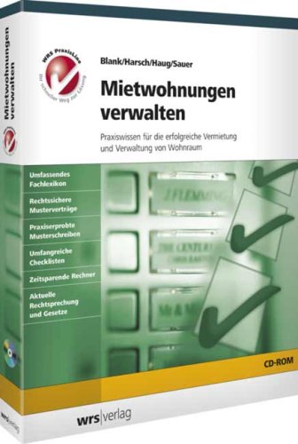 MWV Mietwohnungen verwalten: Praxiswissen für die erfolgreiche Vermietung und Verwaltung von Wohnraum Books