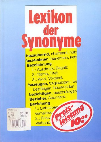 Lexikon der Synonyme Learning & Reference