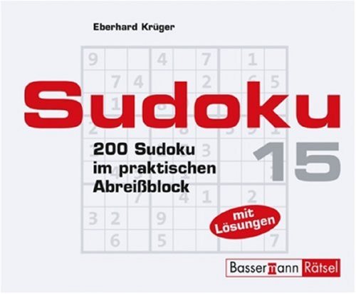 Sudoku Block 15: 200 Sudoku im praktischen Abreißblock Leisure & Fun