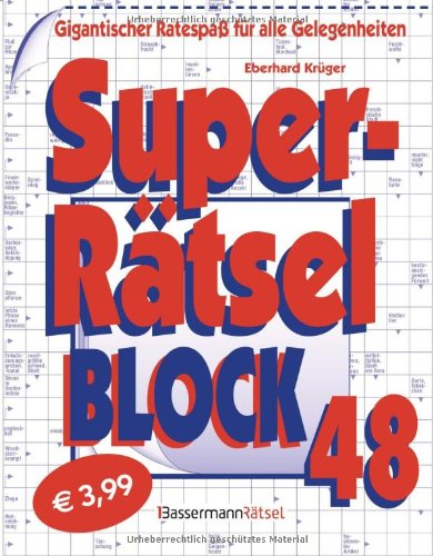 Superrätselblock 48: Gigantischer Ratespaß für alle Gelegenheiten Leisure & Fun