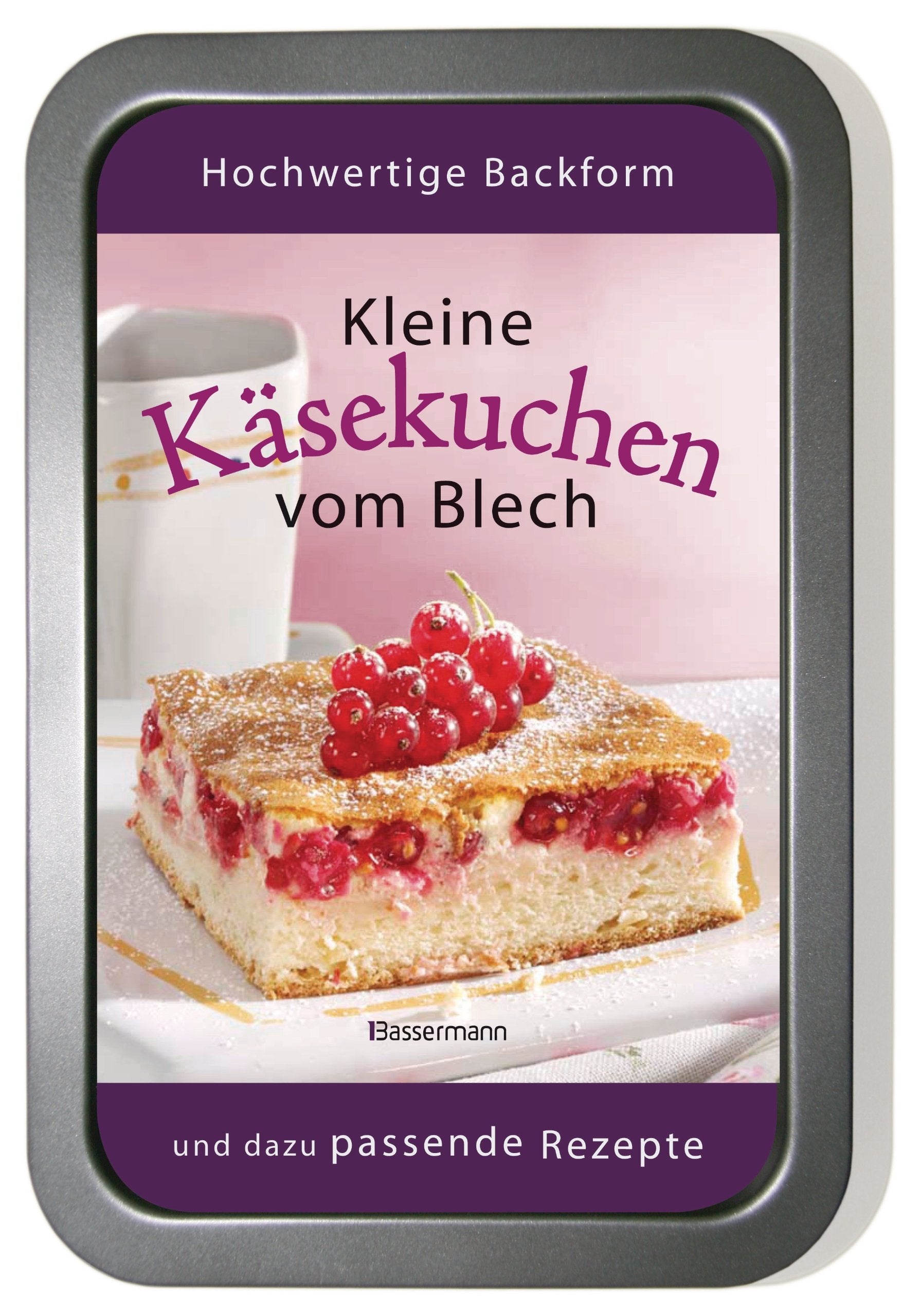 Kleine Käsekuchen vom Blech-Set: Buch und passende Backform Leisure, Home & Garden