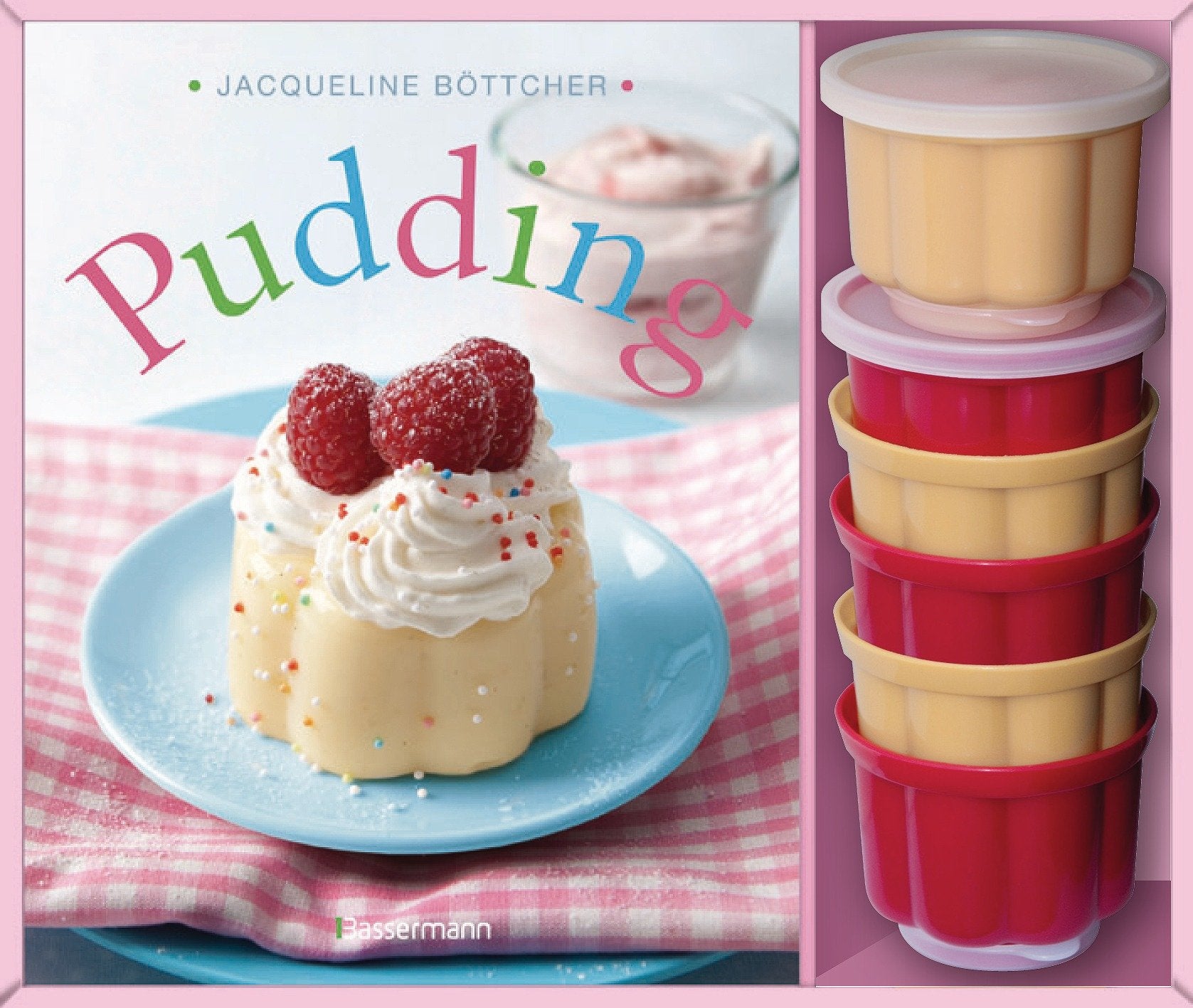 Pudding-Set: Buch und 6 passende Puddingförmchen Cooking & Enjoying Books