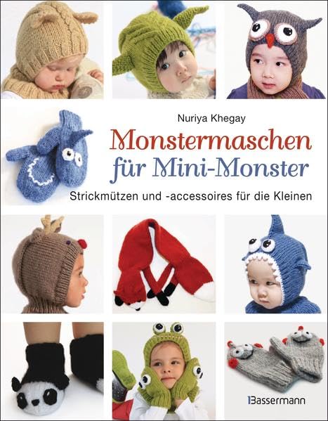 Monstermaschen für Mini-Monster. Strickmützen und -accessoires für die Kleinen Hobbies & Crafts