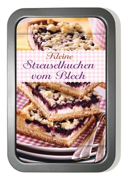 Kleine Streuselkuchen vom Blech-Set: Buch und passende Backform Leisure, Home & Garden