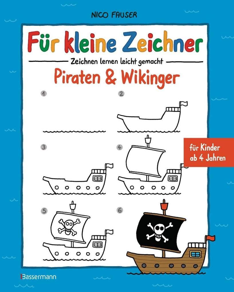 Für kleine Zeichner - Piraten & Wikinger Tiptoi & Games