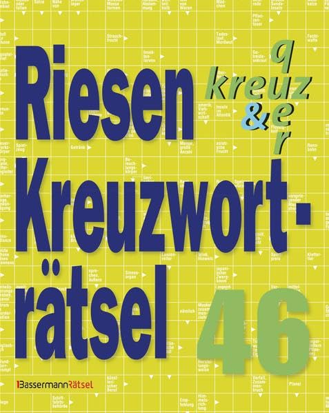 Riesen-Kreuzworträtsel 46 Leisure & Fun