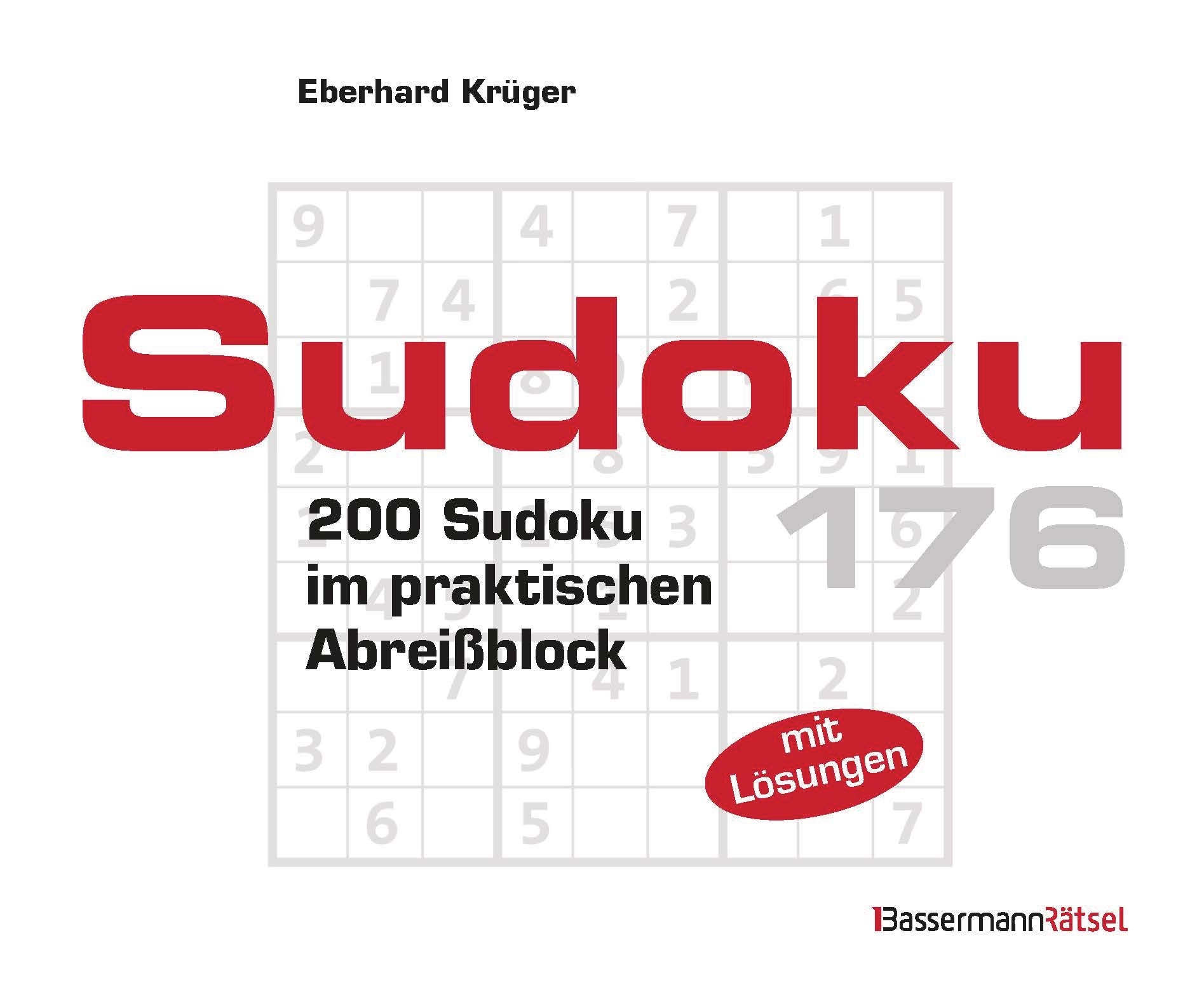 Sudoku Block 176: 200 Sudoku im praktischen Abreißblock Leisure & Fun