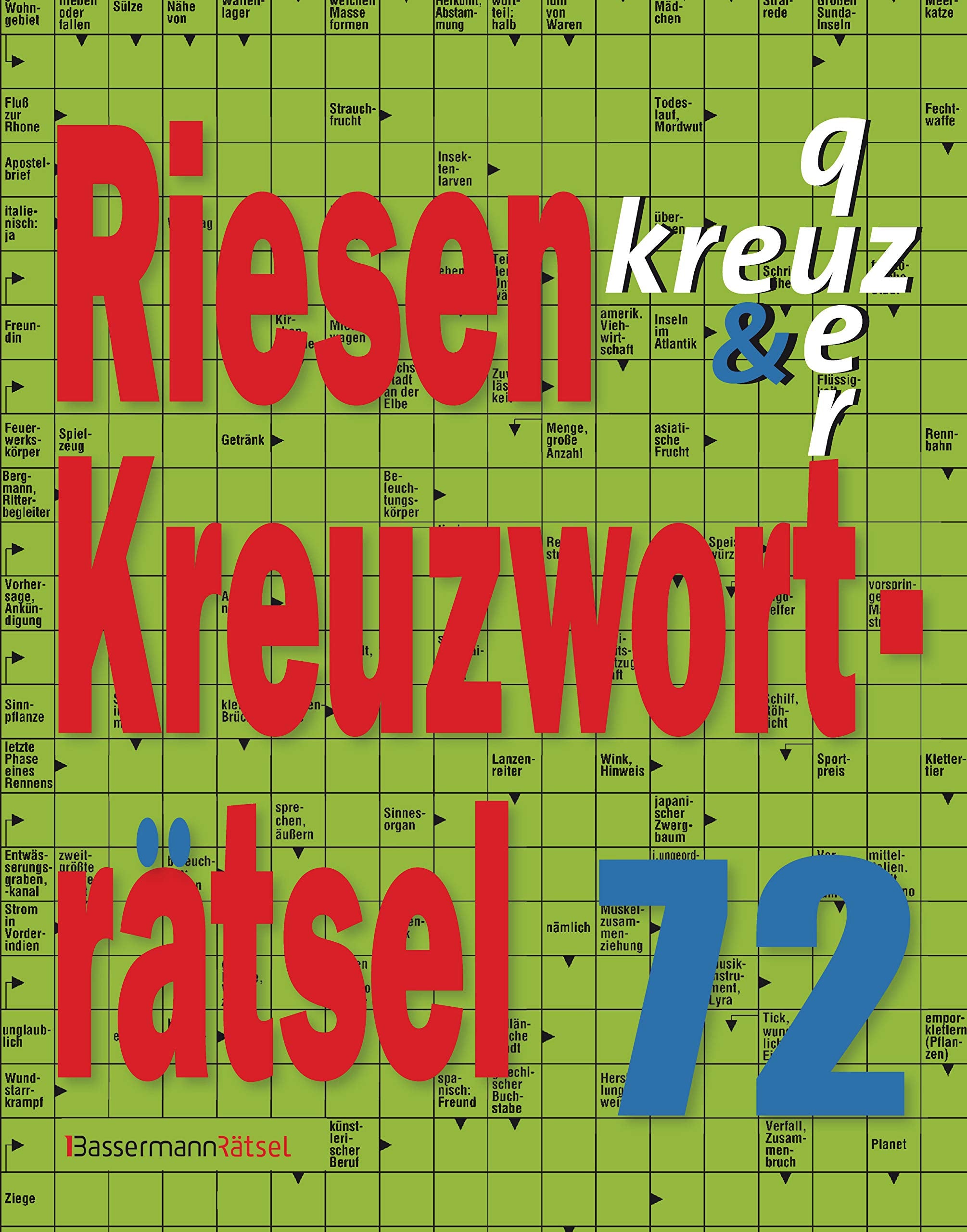 Product Image: Riesen-Kreuzworträtsel 72