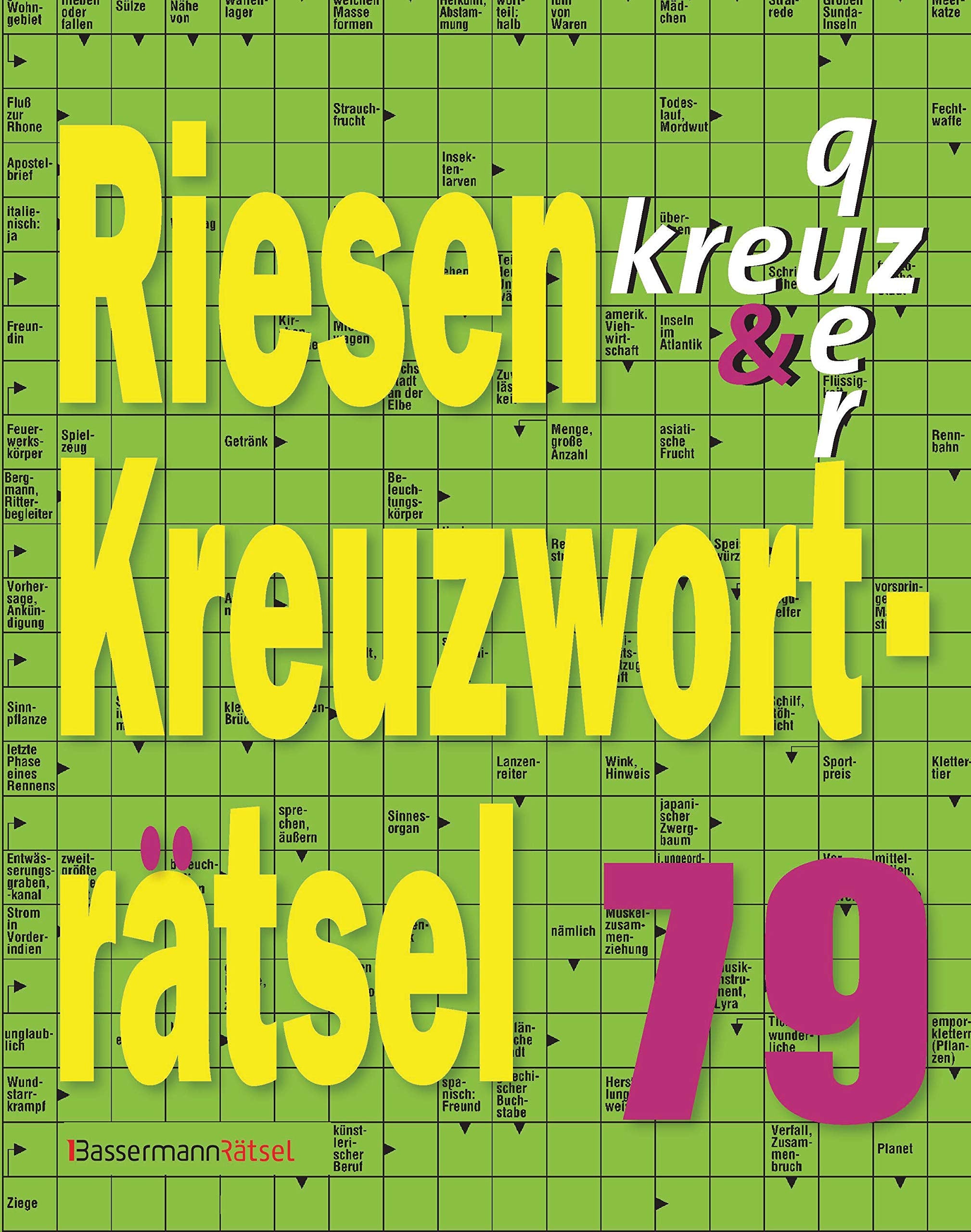 Riesen-Kreuzworträtsel 79 Leisure & Fun