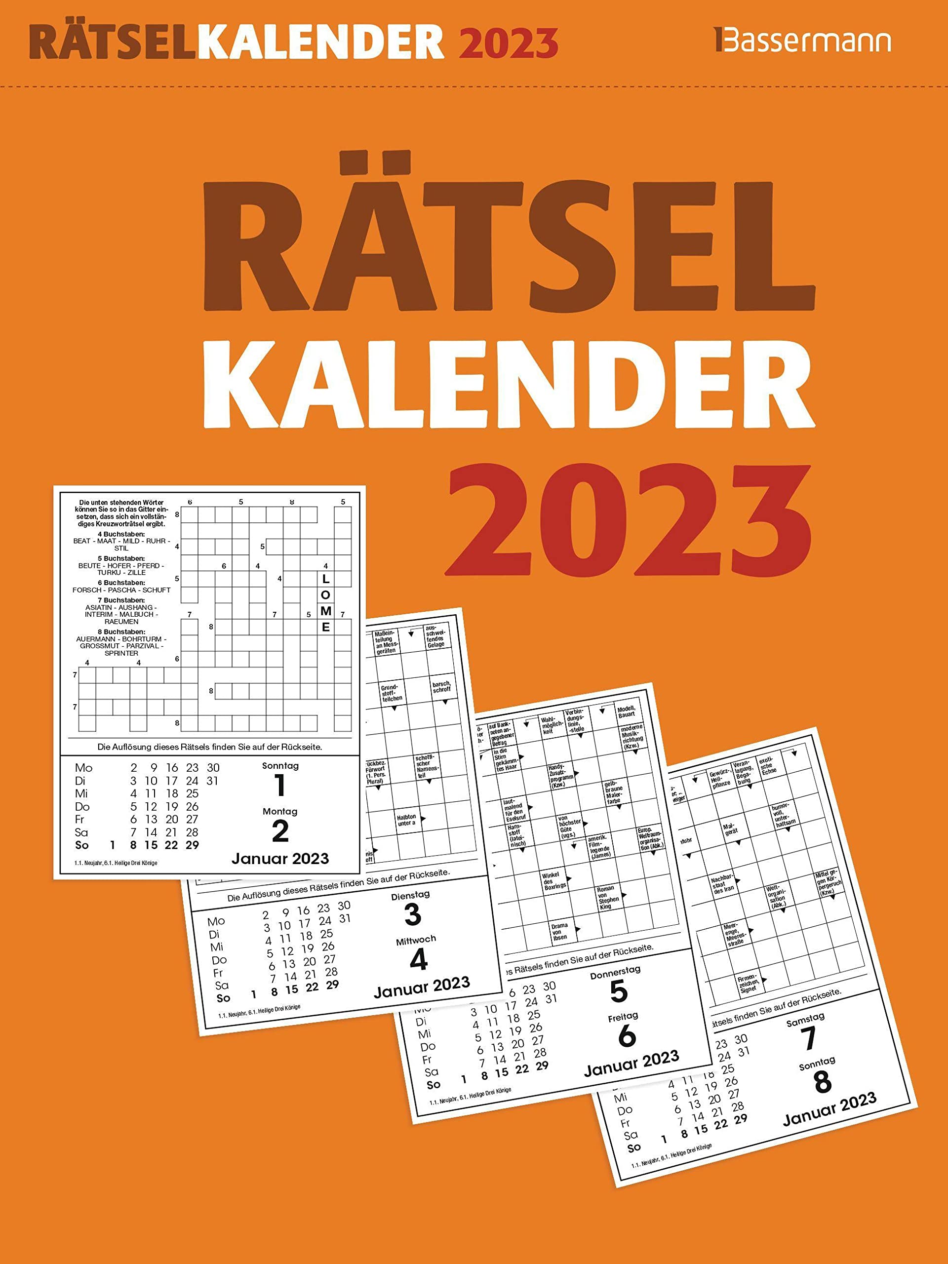 Rätselkalender 2023. Der beliebte Abreißkalender für alle Rätselfreunde Business, Finance & Career