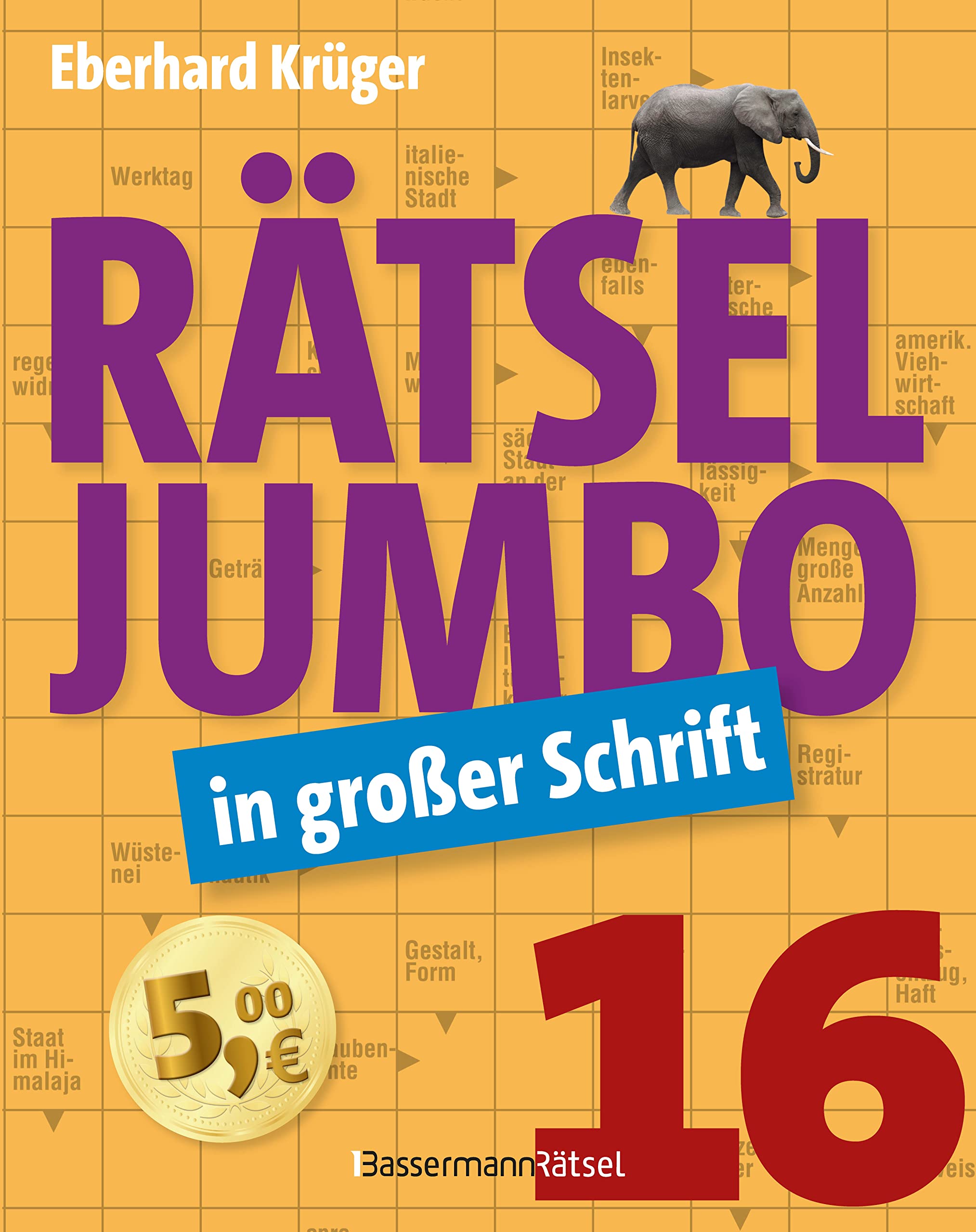 Rätseljumbo in großer Schrift 16 book