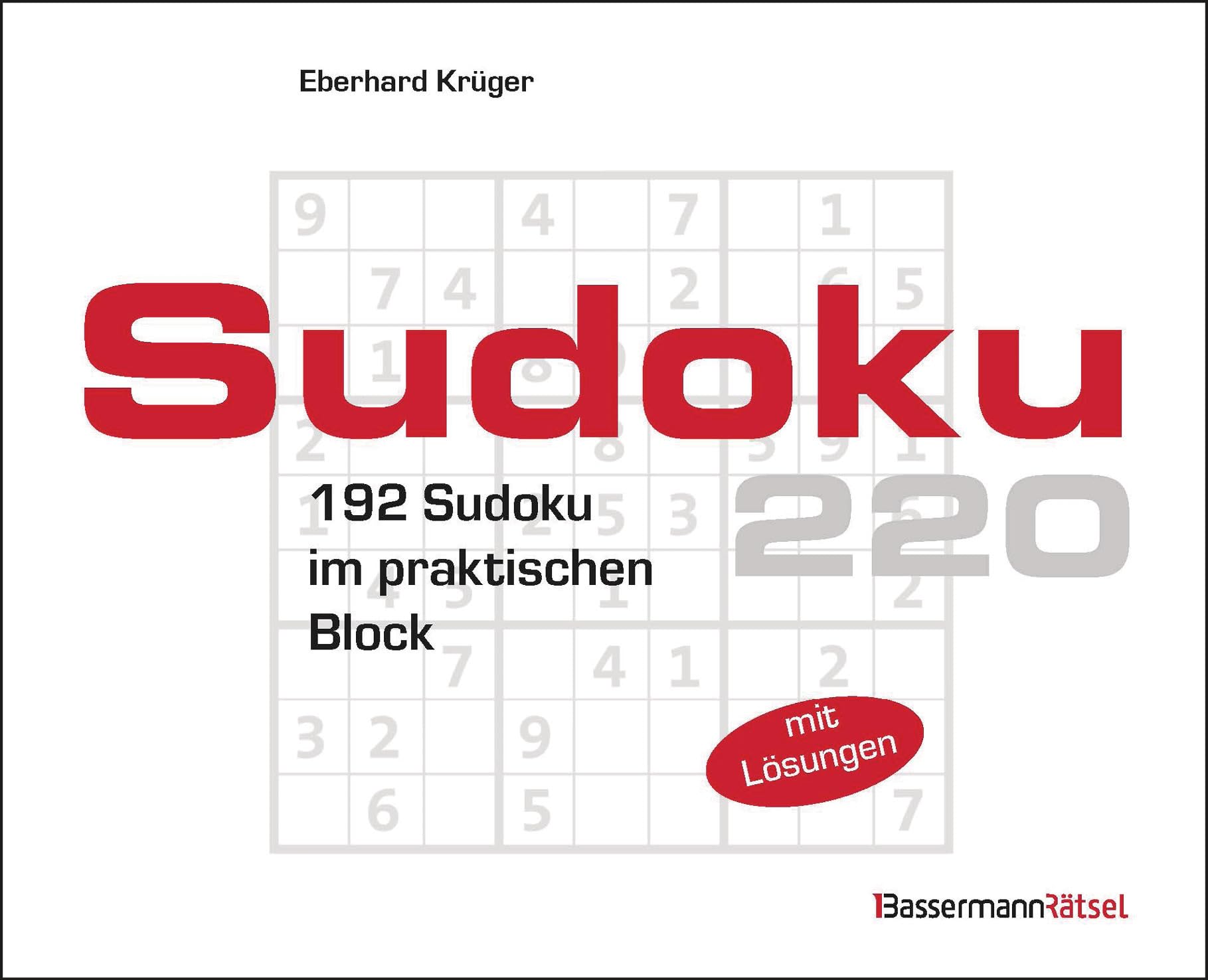 Sudokublock 220: 192 Sudoku im praktischen Block Leisure & Fun
