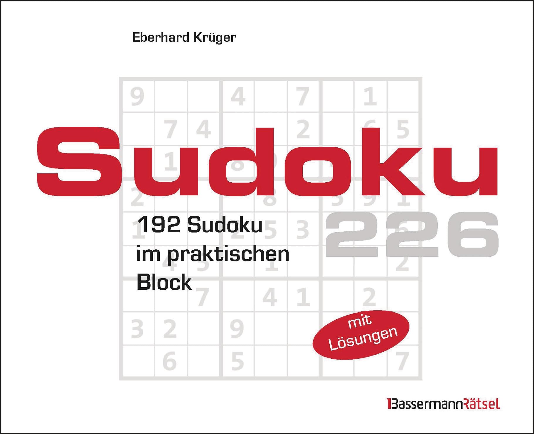 Sudokublock 226: 192 Sudoku im praktischen Block Leisure & Fun