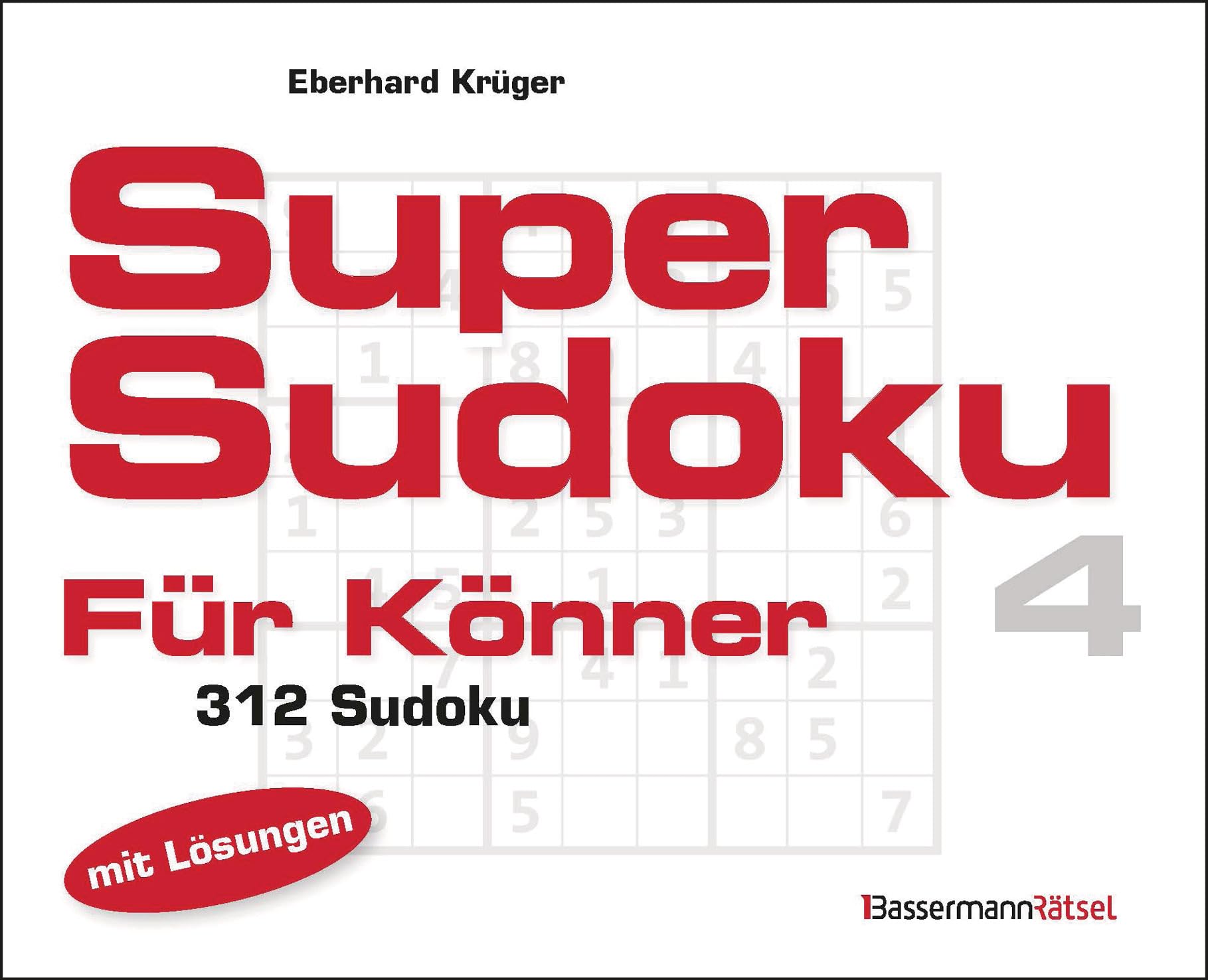 Supersudoku für Könner 4 Leisure & Fun