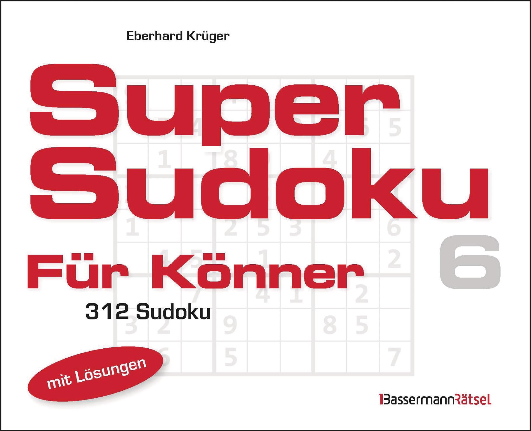 Supersudoku für Könner 6 Leisure & Fun