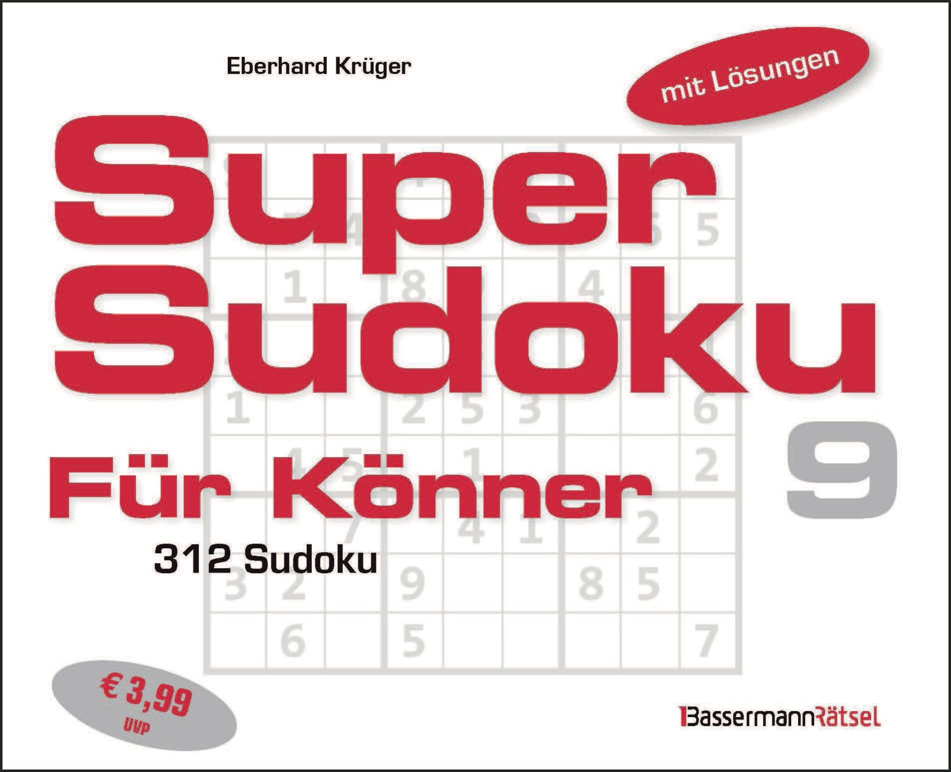 Supersudoku für Könner 9 Leisure & Fun