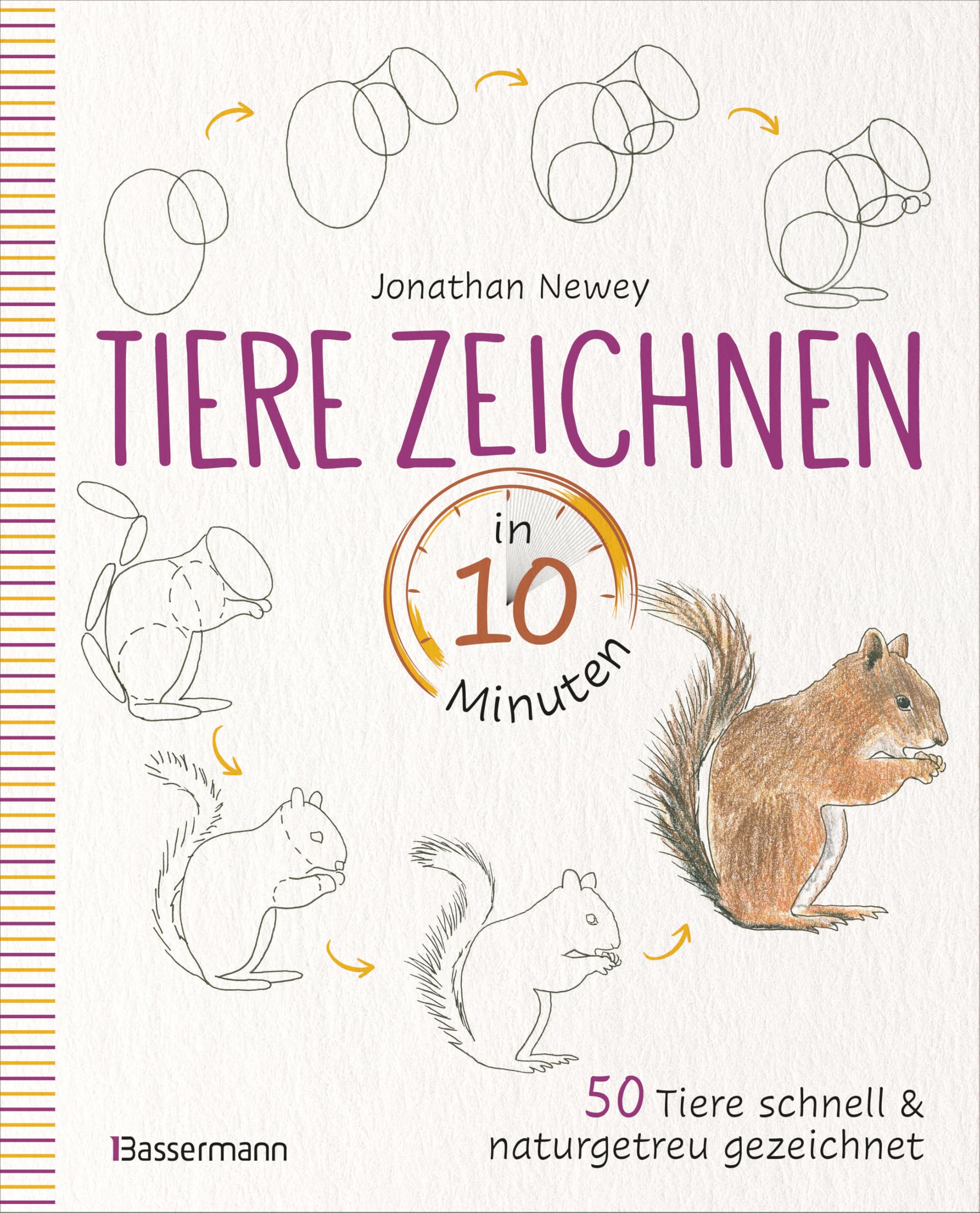 Tiere zeichnen in 10 Minuten. 50 Tiere schnell und naturgetreu gezeichnet Manga