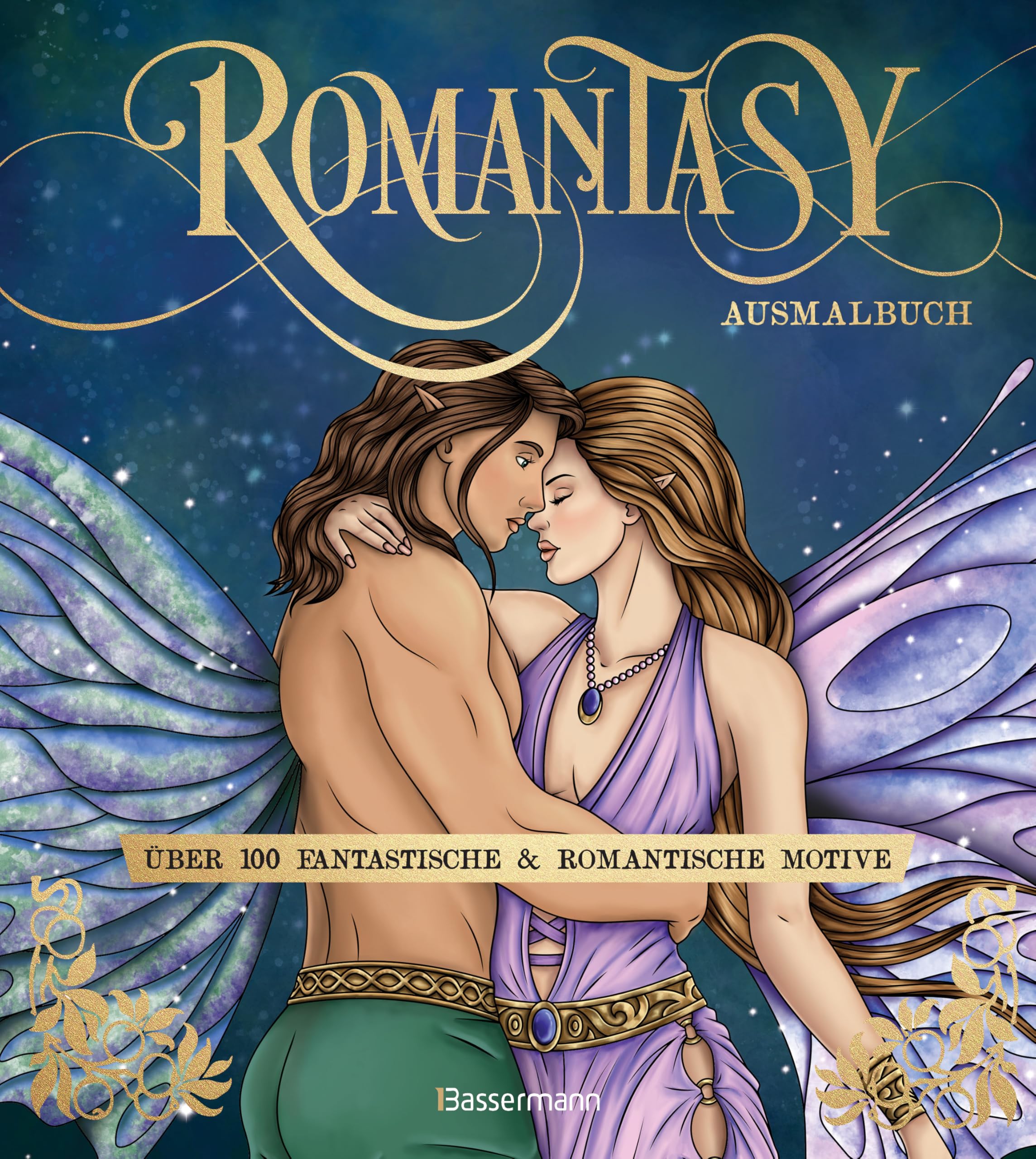 Romantasy Ausmalbuch. Über 100 fantastische & romantische Motive LGBTQ+
