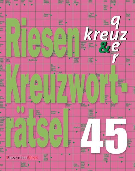 Riesen-Kreuzworträtsel 45 - 5er VE Leisure & Fun