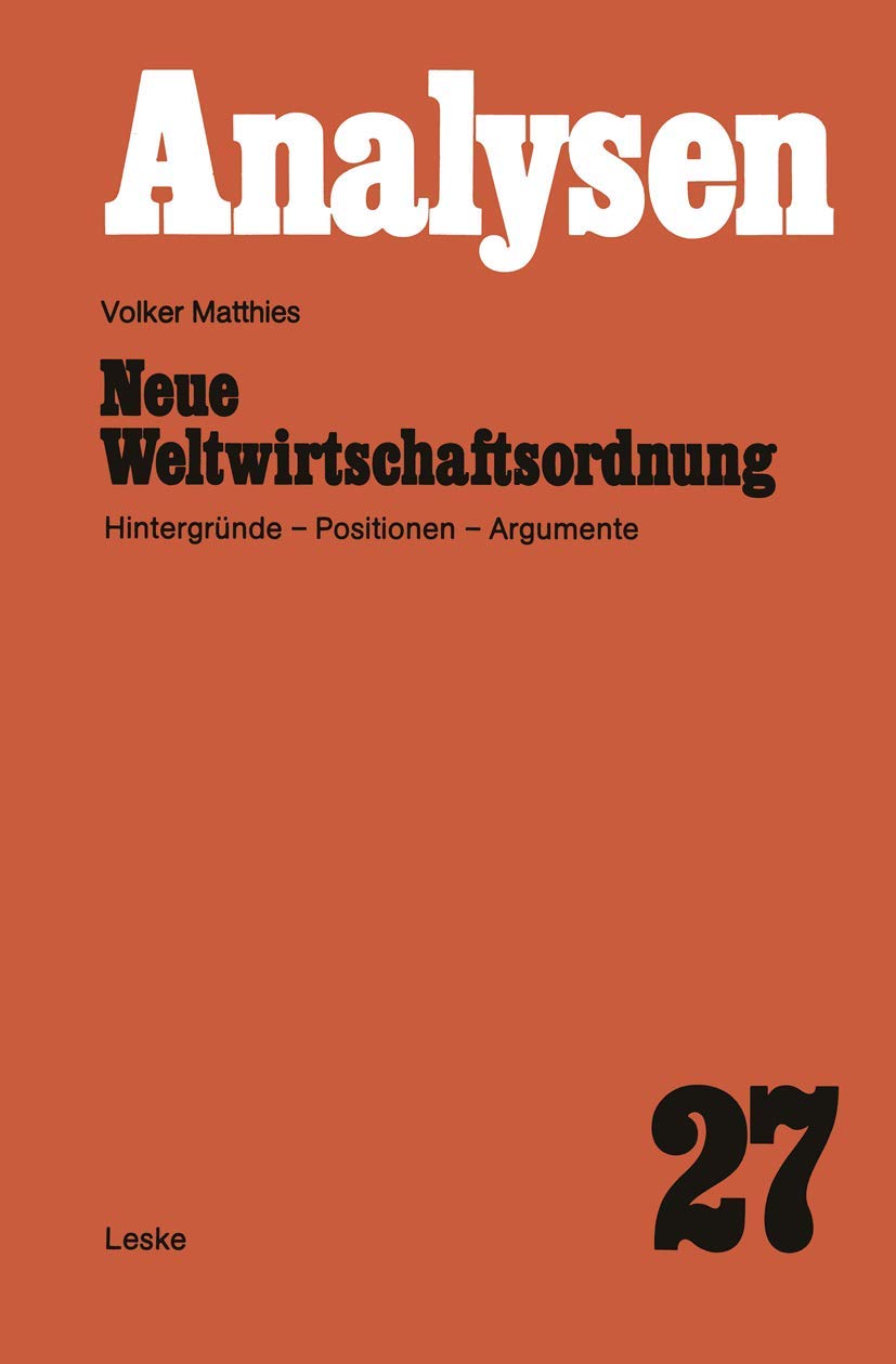 Neue Weltwirtschaftsordnung Law