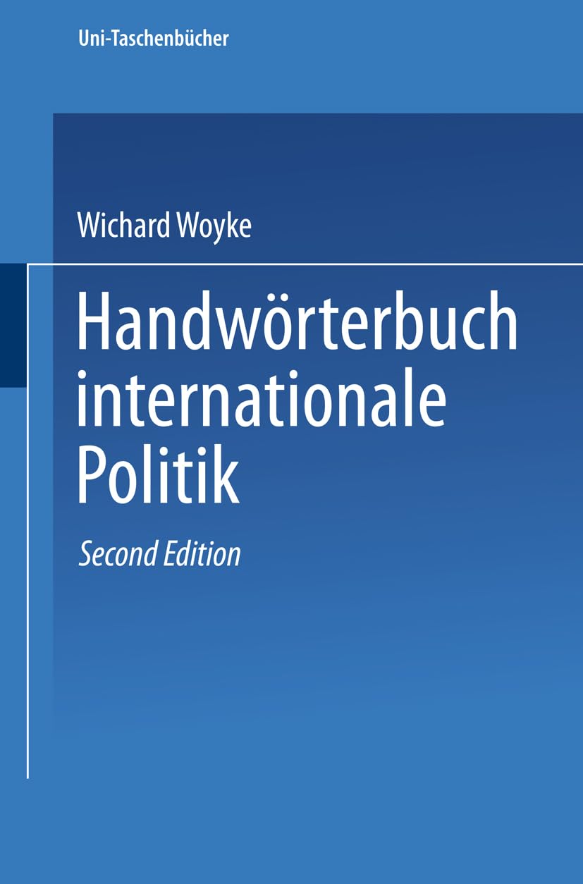 Handwrterbuch Internationale Politik Books