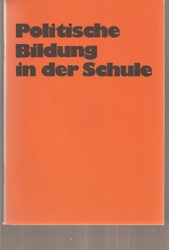 Politische Bildung in der Schule Books