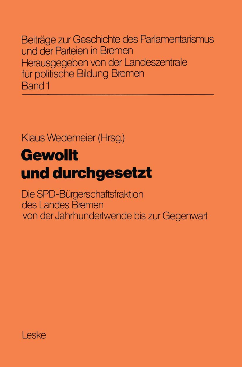 Gewollt und durchgesetzt Law