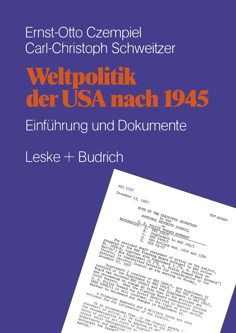 Weltpolitik der USA nach 1945: Einführung und Dokumente Law