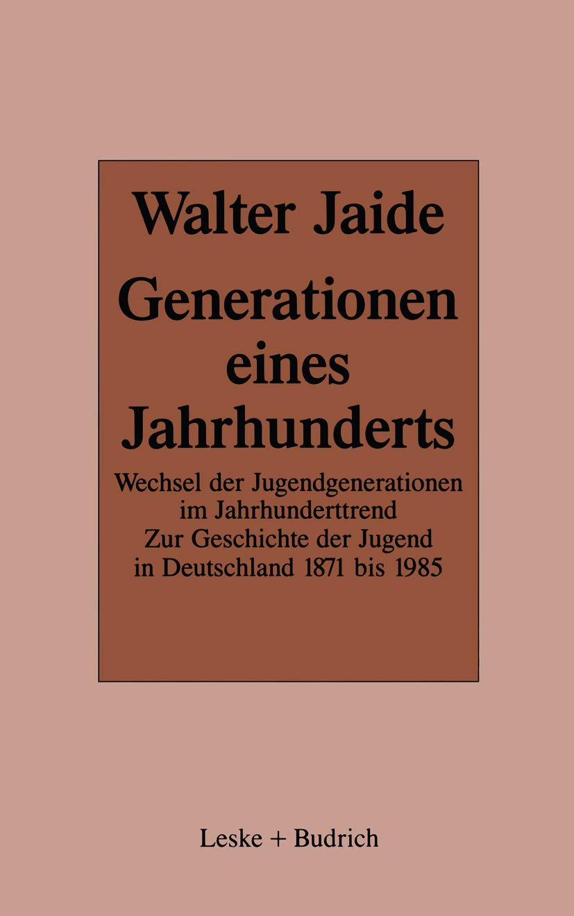 Generationen eines Jahrhunderts Law Books