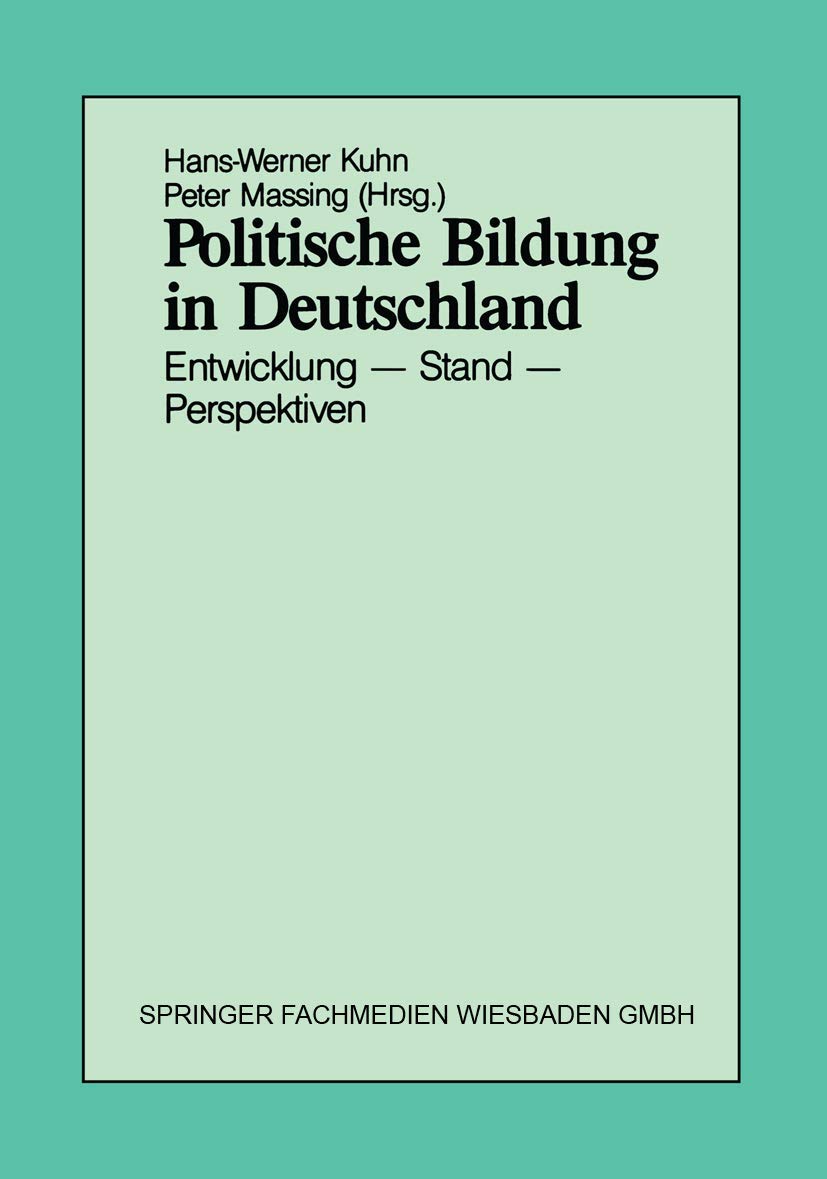 Politische Bildung in Deutschland Law Books