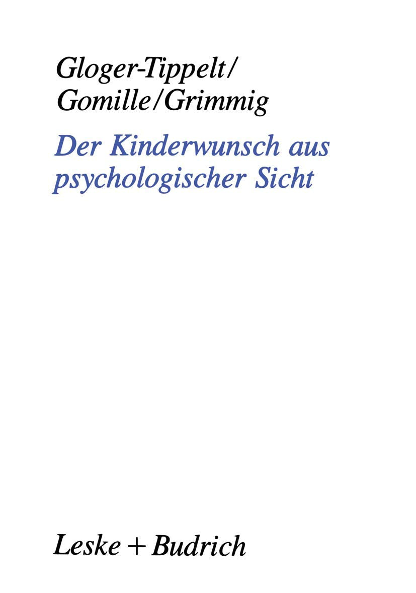Der Kinderwunsch aus Psychologischer Sicht Law