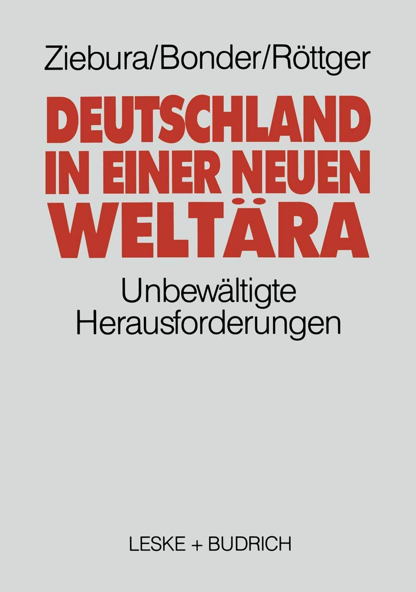 Deutschland in einer neuen Weltära Law
