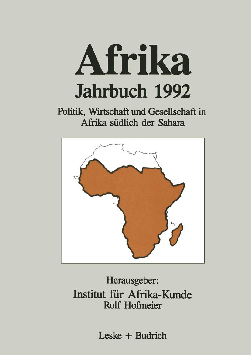 Afrika Jahrbuch 1992: Politik, Wirtschaft und Gesellschaft in Afrika südlich der Sahara Law