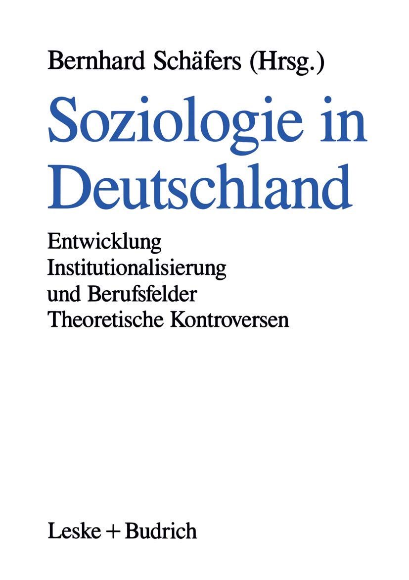 Soziologie in Deutschland Law