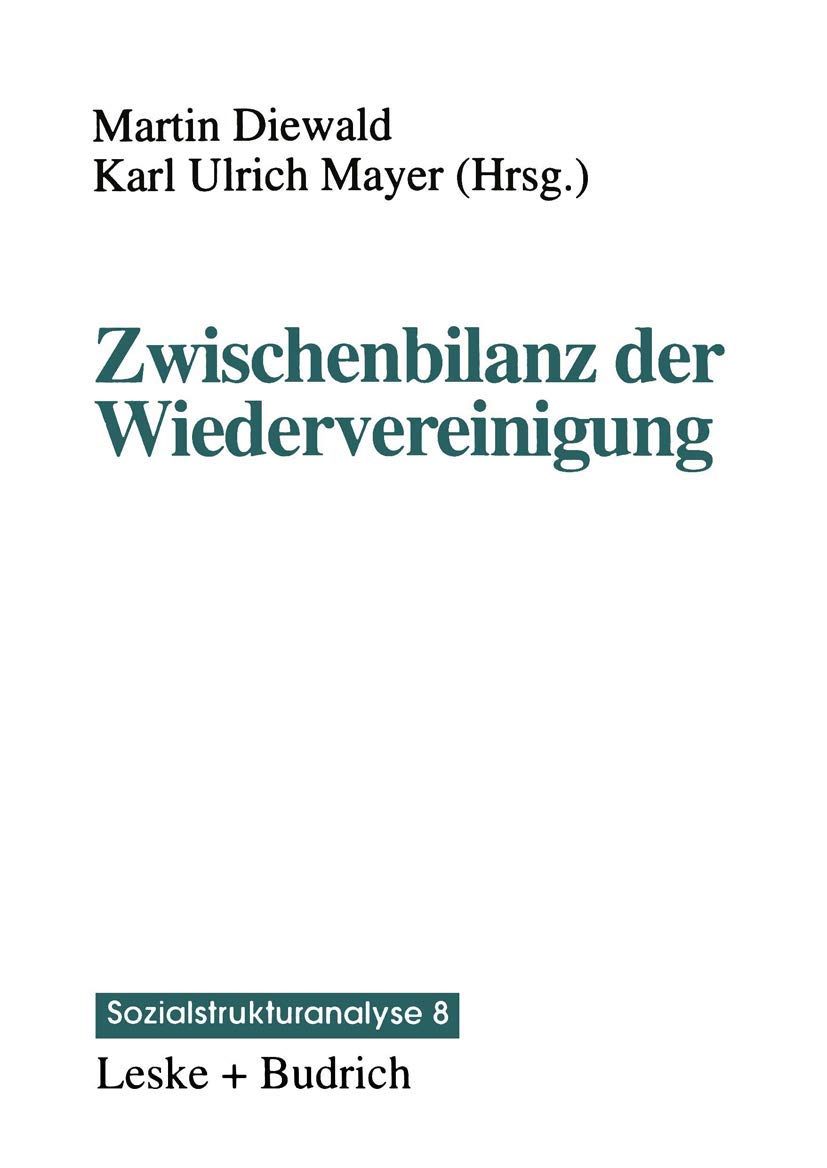 Zwischenbilanz der Wiedervereinigung Law