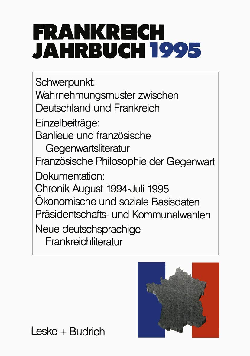 Frankreich Jahrbuch, 1995: Politik, Wirtschaft, Gesellschaft, Geschichte, Kultur Law