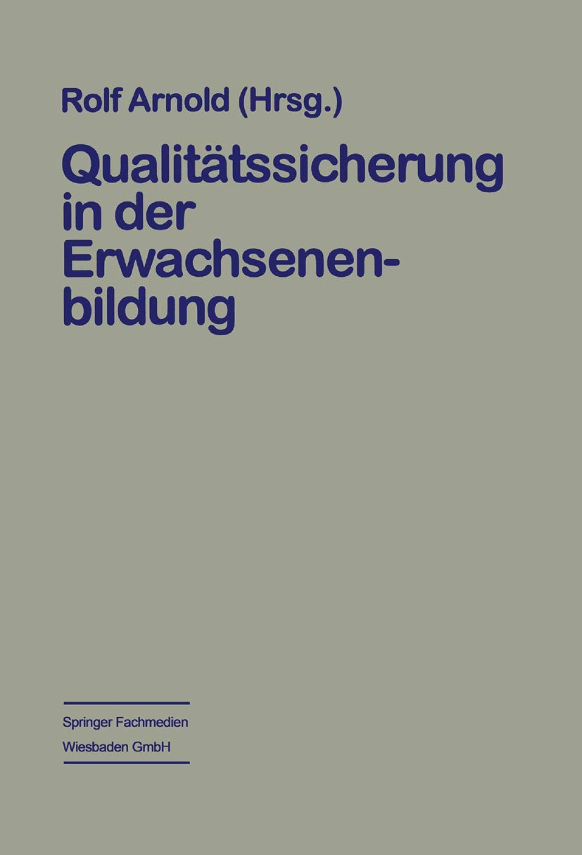 Qualitätssicherung in der Erwachsenenbildung Law
