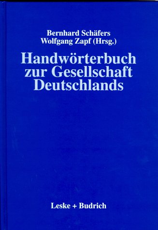 Handwörterbuch zur Gesellschaft Deutschlands. Politics & Society