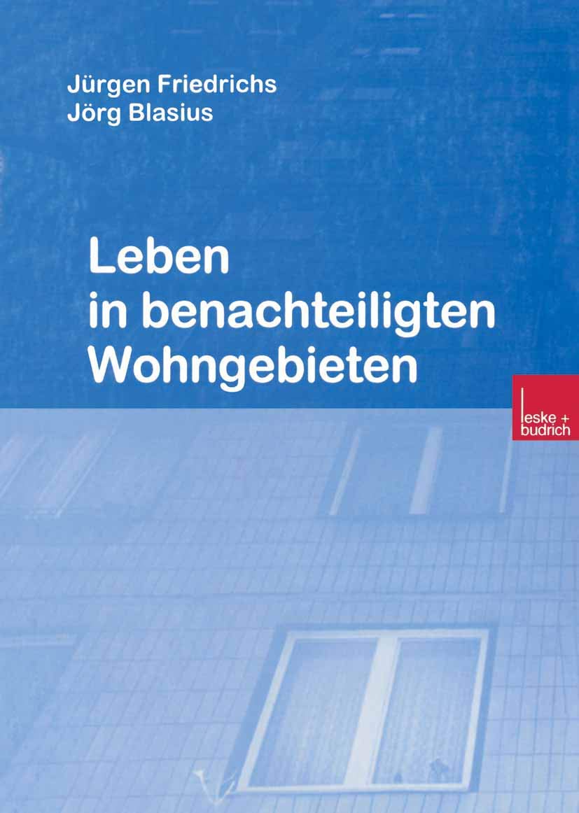 Leben in benachteiligten Wohngebieten Law