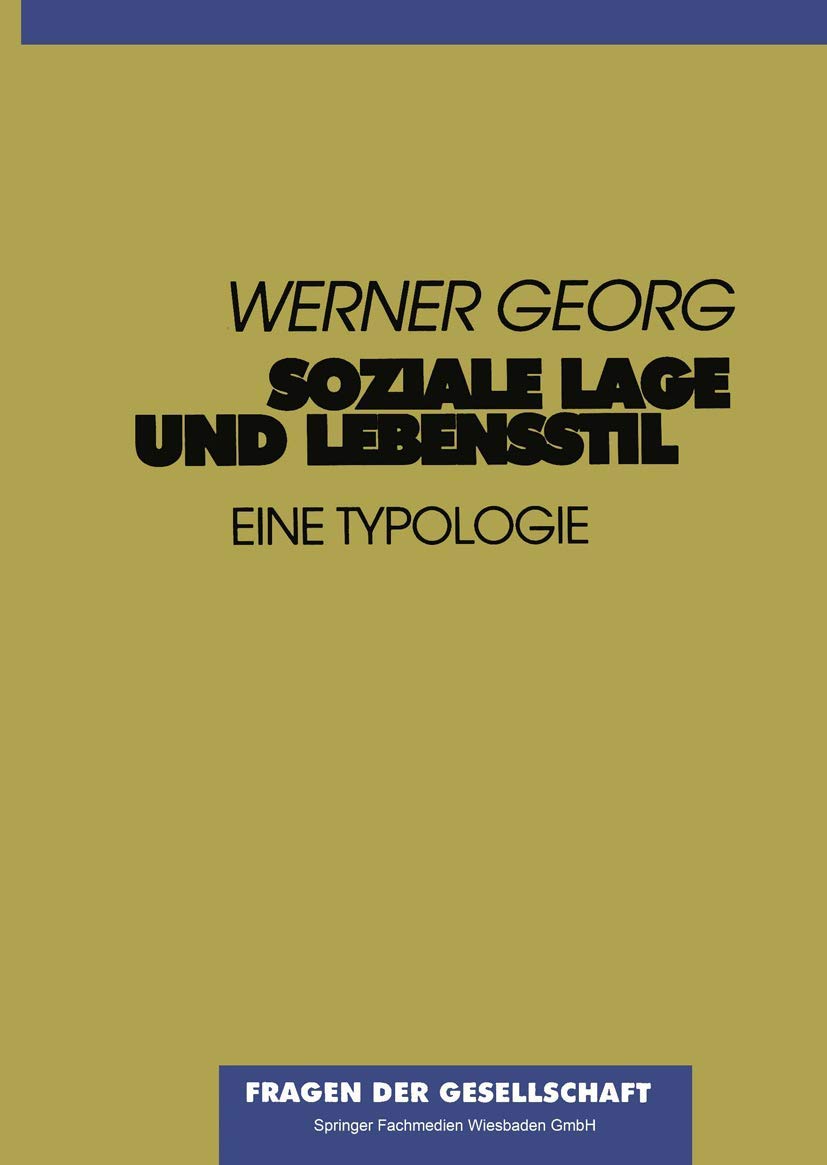 Soziale Lage und Lebensstil Law Books