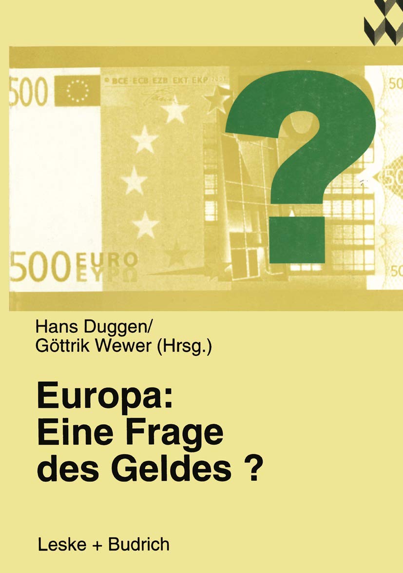 Europa: Eine Frage des Geldes? Law