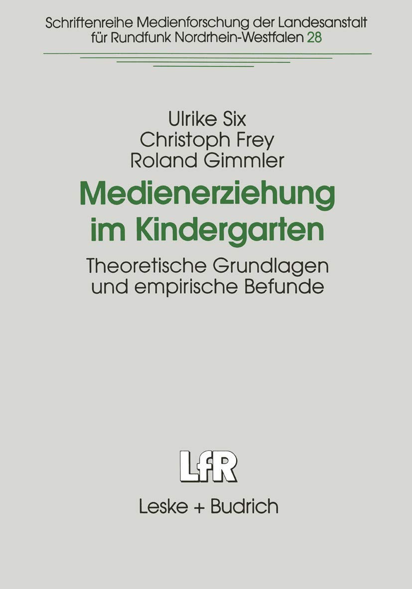 Medienerziehung im Kindergarten Law