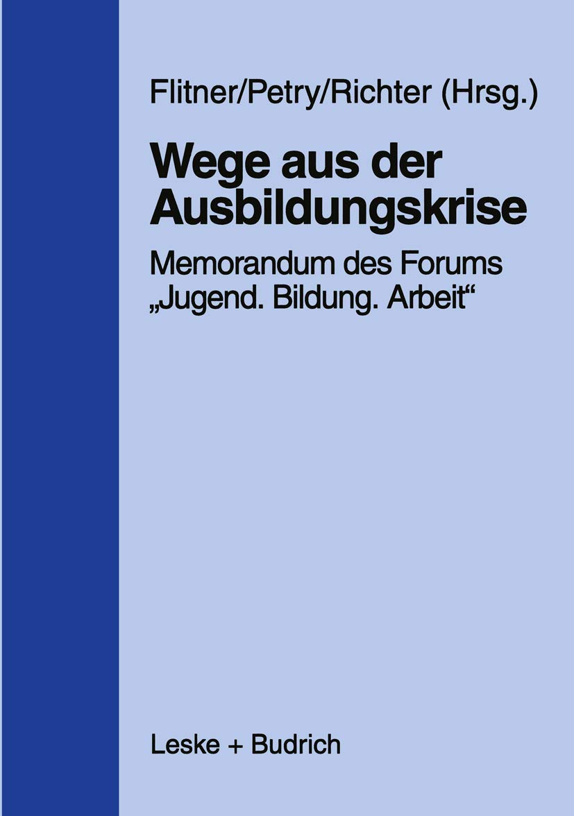 Wege aus der Ausbildungskrise Law